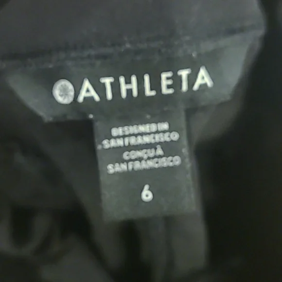 Athleta Trekkie North Jogger Ripstop Black Size 6 Cinch Waist - Picture 3 of 6